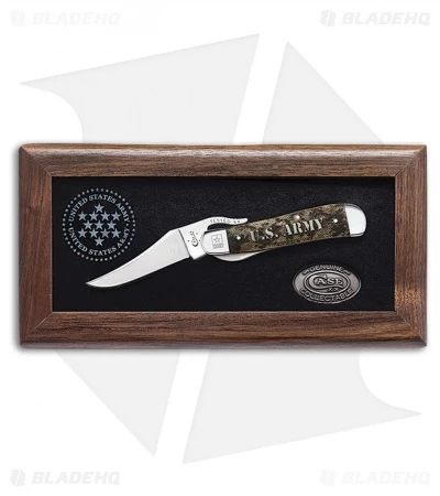 Case US Army Russlock Liner Lock Knife 4.25" Commemorative Gift Set 15031 3 Case US Army Russlock Liner Lock Knife 4.25" Commemorative Gift Set 15031