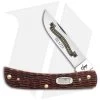 Case US Army Sodbuster Jr. Knife 3.625" Rogers Jig Burnt Walnut Bone 15027