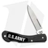 Case US Army Mini Blackhorn Lockback Knife 3.125" Black Zytel (LT059L SS) 15010 -Knives Shop Case US Army mini blackhorn black zytel BHQ 69404 er