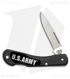Case US Army Mini Blackhorn Lockback Knife 3.125" Black Zytel (LT059L SS) 15010