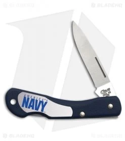 Case US Navy Mini Blackhorn Lockback Knife 3.125" Blue Zytel (LT1059L SS) 17711