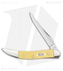 Case Yellow Small Texas Toothpick Knife 3" Yellow Synthetic (310096 CV) 81095