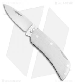 Case Lockback Knife 2.50" Brushed Stainless Steel (M1310L SS) 07205