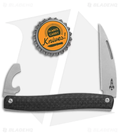 D Rocket Designs Serpentine Slip Joint Pocket Knife Carbon Fiber (2.25" SW) 7 D Rocket Designs Serpentine Slip Joint Pocket Knife Carbon Fiber (2.25" SW) - Image 5