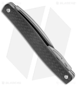 D Rocket Designs Serpentine Slip Joint Pocket Knife Carbon Fiber (2.25" SW) 9 D Rocket Designs Serpentine Slip Joint Pocket Knife Carbon Fiber (2.25" SW) -Knives Shop D Rocket Design Serpentine SJ CF SW BHQ 143558 jr side 2