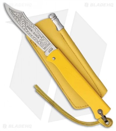Douk-Douk Les Colors Slip Joint Knife Yellow (3.125" Satin) 815GMCOLJ 3 Douk-Douk Les Colors Slip Joint Knife Yellow (3.125" Satin) 815GMCOLJ