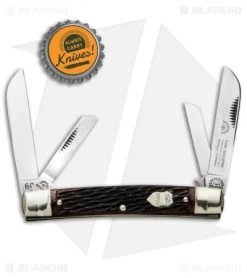 Eye Brand Congress Traditional Pocket Knife Jigged Bone (2.6" Satin) -Knives Shop Eye Brand Congress Traditional Jigged Bone Satin GE60 BHQ 87045 jr bottlecap