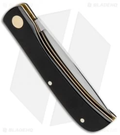 Eye Brand Sodbuster Jr Slip Joint Knife Black (2.87" Satin) -Knives Shop Eye Brand Sodbuster Jr SJ Black Satin GE99JRBL BHQ 87046 jr side