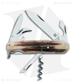 Fox Knives Venator 6-in-1 Multi-Purpose Penknife Deer Horn (2.8" Polish)