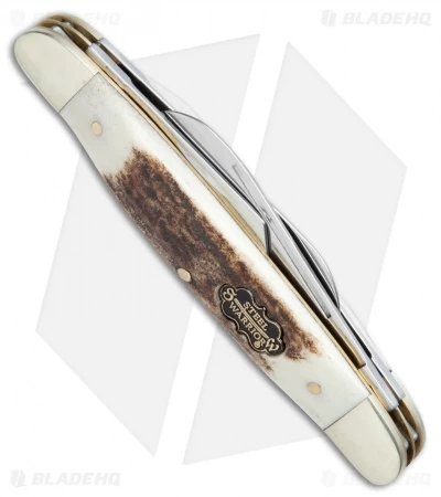 Frost Cutlery Bent Creek Congress Pocket Knife 3.5" Deer Stag 5 Frost Cutlery Bent Creek Congress Pocket Knife 3.5" Deer Stag - Image 3