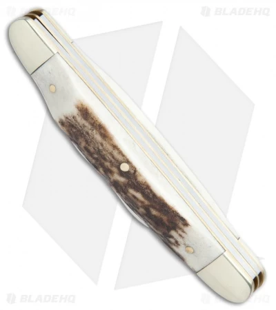 Frost Cutlery Bent Creek Congress Pocket Knife 3.5" Deer Stag 4 Frost Cutlery Bent Creek Congress Pocket Knife 3.5" Deer Stag - Image 2