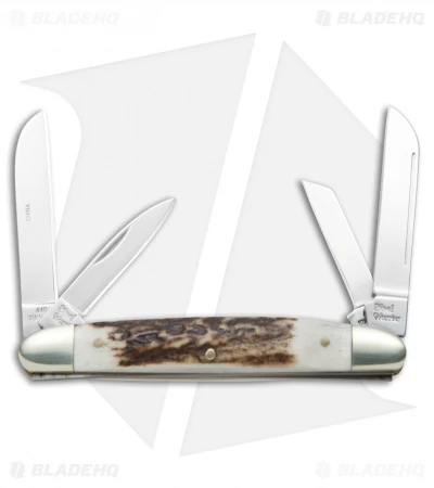 Frost Cutlery Bent Creek Congress Pocket Knife 3.5" Deer Stag 3 Frost Cutlery Bent Creek Congress Pocket Knife 3.5" Deer Stag