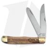 Frost Cutlery E.C. Simmons Trapper Traditional Pocket Knife 4" Zebra Wood -Knives Shop Frost Cutlery E.C. Simmons Trapper Zebra Wood BP 22512 jr