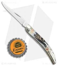 Frost Cutlery Toothpick Pocket Knife 3" Mojave Bone MB-109MB -Knives Shop Frost Cutlery Toothpick 3in Mojave Bone FMB109MB BHQ 73177 jr bottlecap