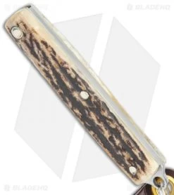 GEC #05 Keychain Knife Sambar Stag (1.5" Plain) 052121 Sambar Stag 9 GEC #05 Keychain Knife Sambar Stag (1.5" Plain) 052121 Sambar Stag -Knives Shop GEC 05 Keychain Knife Sambar Stag Plain BHQ 134854 jr spine