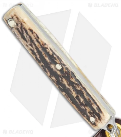 GEC #05 Keychain Knife Sambar Stag (1.5" Plain) 052121 Sambar Stag 5 GEC #05 Keychain Knife Sambar Stag (1.5" Plain) 052121 Sambar Stag - Image 3