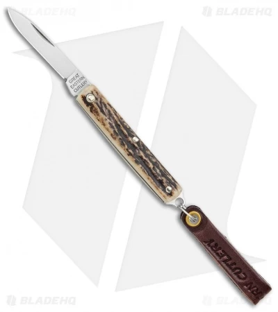 GEC #05 Keychain Knife Sambar Stag (1.5" Plain) 052121 Sambar Stag 4 GEC #05 Keychain Knife Sambar Stag (1.5" Plain) 052121 Sambar Stag - Image 2