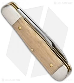 GEC #06 Tidioute Cutlery Pemberton Pocket Knife 2.75" Muslin Micarta 062219 8 GEC #06 Tidioute Cutlery Pemberton Pocket Knife 2.75" Muslin Micarta 062219 -Knives Shop GEC 06 Tidioute Cutlery Pemberton Muslin Micarta 062219 BHQ 95129 jr side