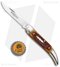 GEC #12 Northfield UN-X-LD Copperhead Pocket Knife Pony Cut Bone -Knives Shop GEC 12 Northfield UN X LD Toothpick SJ Sambar Stag 128119 BHQ 98893 jr bottlecap