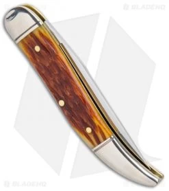GEC #12 Northfield UN-X-LD Copperhead Pocket Knife Pony Cut Bone -Knives Shop GEC 12 Northfield UN X LD Toothpick SJ Sambar Stag 128119 BHQ 98893 jr side