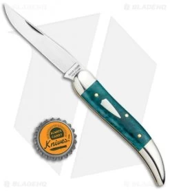 GEC #12 Tidioute Cutlery Toothpick Pocket Knife 4.0" Aqua Camel Bone 128119 -Knives Shop GEC 12 Tidioute Cutlery Toothpick Aqua Camel Bone 128119 BHQ 97752 jr bottlecap