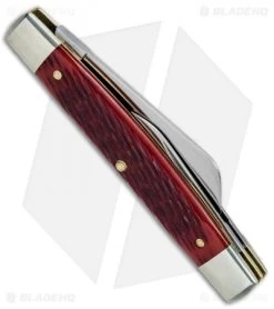 GEC #13 Tidioute Cutlery Congress Whittler Pocket Knife 3.6" Rust Red Jig Bone 8 GEC #13 Tidioute Cutlery Congress Whittler Pocket Knife 3.6" Rust Red Jig Bone -Knives Shop GEC 13 Tidioute Cutlery Congress Whittler Rust Red Jig Bone 133317 BHQ 78006 jr side