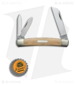 GEC #13 Tidioute Cutlery Congress Whittler Pocket Knife 3.6" Muslin Micarta -Knives Shop GEC 13 Tidioute Cutlery Congress Whittler muslin micarta BHQ 79319 er bottlecap