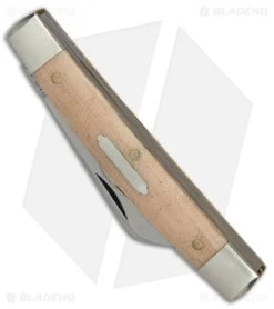 GEC #13 Tidioute Cutlery Congress Whittler Pocket Knife 3.6" Muslin Micarta -Knives Shop GEC 13 Tidioute Cutlery Congress Whittler muslin micarta BHQ 79319 er spine