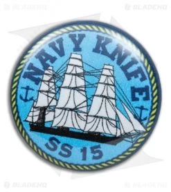 GEC #15 Navy Pocket Knife 3.375" Burnt Orange Jig Bone 15S116 -Knives Shop GEC 15 Navy Burnt Orange Jig Bone 15S116 BHQ 78002 jr pin