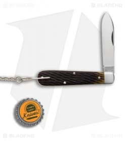 GEC #15 Tidoute Huckleberry Boy's Knife 3.3" Antique Yellow Jigged Bone B&C -Knives Shop GEC 15 Tidioute Huckleberry Boys Knife Antique Yellow Jigged Bone BHQ 86350 er bottlecap