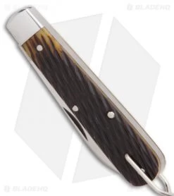 GEC #15 Tidoute Huckleberry Boy's Knife 3.3" Antique Yellow Jigged Bone B&C -Knives Shop GEC 15 Tidioute Huckleberry Boys Knife Antique Yellow Jigged Bone BHQ 86350 er spine