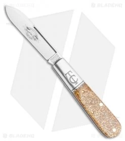GEC #15 Tidoute Barlow Knife Glitter Gold Acrylic (2.75" Satin) 152121