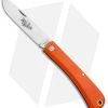 GEC #21 Farm & Field Bull Buster Slip Joint Orange Delrin (4.625"Satin) 215119 -Knives Shop GEC 21 Farm and Field Bull Buster SJ Orange Delrin Satin 215119 BHQ 93435 jr