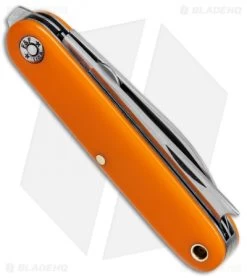 GEC #35 Farm & Field Calf Pen Pocket Knife 3.6" Orange Delrin 350217 -Knives Shop GEC 35 Farm Field Calf Pen Orange Delrin 350217 BHQ 78008 jr side