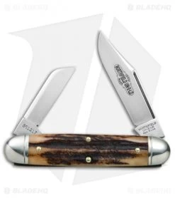 GEC #35 Northfield UN-X-LD Churchill Pocket Knife 3.75" Sambar Stag 351217