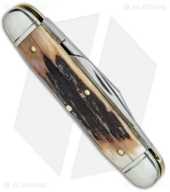 GEC #35 Northfield UN-X-LD Churchill Pocket Knife 3.75" Sambar Stag 351217 8 GEC #35 Northfield UN-X-LD Churchill Pocket Knife 3.75" Sambar Stag 351217 -Knives Shop GEC 35 Northfield UN X LD Churchill Sambar Stag 351217 BHQ 78012 jr side