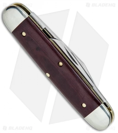 GEC #35 Tidioute Cutlery Churchill Pocket Knife 3.75" Maroon Linen Micarta 5 GEC #35 Tidioute Cutlery Churchill Pocket Knife 3.75" Maroon Linen Micarta - Image 3