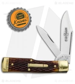 GEC #44 Northfield UN-X-LD Buffalo Jack Pocket Knife 3.3" Autumn Gold Jig Bone -Knives Shop GEC 44 Northfield UN X LD Buffallo Jack Pocket Autumn Gold Jig Bone 441218 BHQ 88589 jr bottlecap