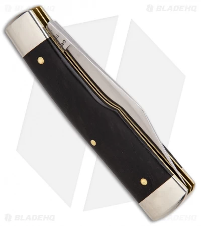 GEC #44 Tidoute Gunstock Buffalo Jack Pocket Knife 3.375" Gabon Ebony Wood 4 GEC #44 Tidoute Gunstock Buffalo Jack Pocket Knife 3.375" Gabon Ebony Wood - Image 2