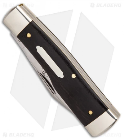 GEC #44 Tidoute Gunstock Buffalo Jack Pocket Knife 3.375" Gabon Ebony Wood 5 GEC #44 Tidoute Gunstock Buffalo Jack Pocket Knife 3.375" Gabon Ebony Wood - Image 3