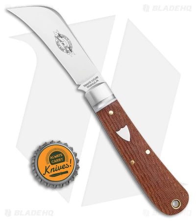 GEC #47 Harvester Pocket Knife Natural Micarta (3.10" Satin) 47P123 6 GEC #47 Harvester Pocket Knife Natural Micarta (3.10" Satin) 47P123 - Image 4