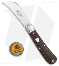 GEC #47 Harvester Pocket Knife OD Green Textured Micarta (3" Satin) -Knives Shop GEC 47 Harvester OD Green Micarta BHQ 179887 jr bottlecap