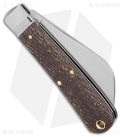 GEC #47 Harvester Pocket Knife OD Green Textured Micarta (3" Satin) -Knives Shop GEC 47 Harvester OD Green Micarta BHQ 179887 jr side