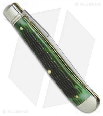 GEC #48 Northfield UN-X-LD Pocket Knife 3.8" Pickle Green Jigged Bone 488117 4 GEC #48 Northfield UN-X-LD Pocket Knife 3.8" Pickle Green Jigged Bone 488117 - Image 2