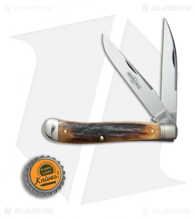 GEC #48 Northfield UN-X-LD Pocket Knife 3.8" Sambar Stag 488217 6 GEC #48 Northfield UN-X-LD Pocket Knife 3.8" Sambar Stag 488217 - Image 4