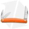 GEC #62 Farm And Field 3.875" Pocket Carver Knife Orange Delrin