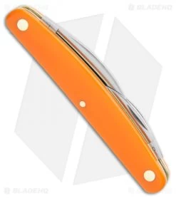 GEC #62 Farm And Field 3.875" Pocket Carver Knife Orange Delrin 8 GEC #62 Farm And Field 3.875" Pocket Carver Knife Orange Delrin -Knives Shop GEC 62 Farm Field Pocket Carver Knife Orange Delrin Satin BHQ 112770 jr side