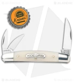 GEC #62 Tidioute Cutlery Pocket Carver Smooth White Bone -Knives Shop GEC 62 Tidioute Cutlery Pocket Carver Smooth White Bone BHQ 109187 jr bottlecap
