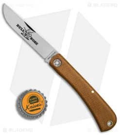 GEC #71 Farm & Field Bull Nose Slip Joint Natural Canvas Micarta (3.1" Satin) 9 GEC #71 Farm & Field Bull Nose Slip Joint Natural Canvas Micarta (3.1" Satin) -Knives Shop GEC 71 Farm Field Bull Nose Slip Joint Natural Canvas Micarta BHQ 84236 er bottlecap