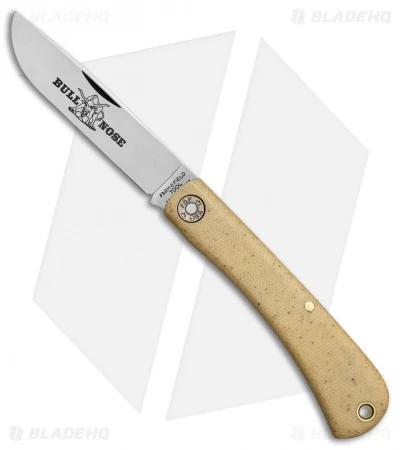 GEC #71 Farm & Field Bull Nose Slip Joint Muslin Micarta (3.1" Satin) 715118 3 GEC #71 Farm & Field Bull Nose Slip Joint Muslin Micarta (3.1" Satin) 715118